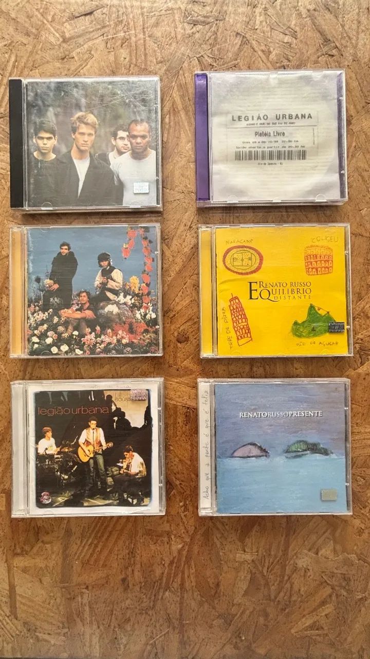CDs Legião Urbana e Renato Russo solo