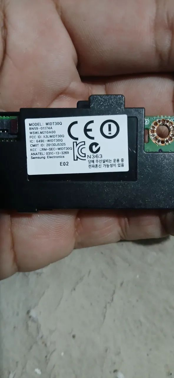 Placa wi fi tv  Samsung 