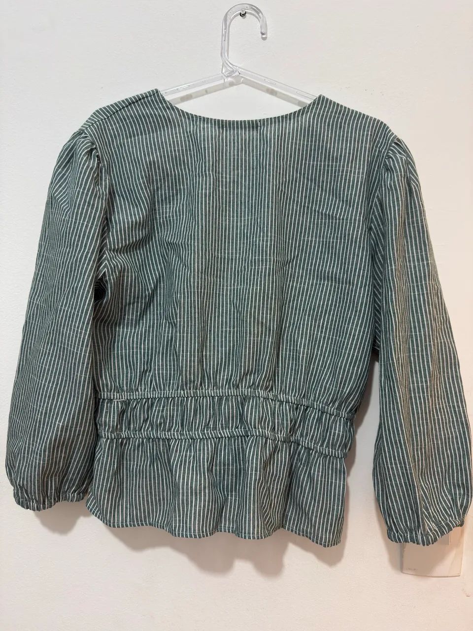 Blusa GG listras verde nunca usada  - Foto 5