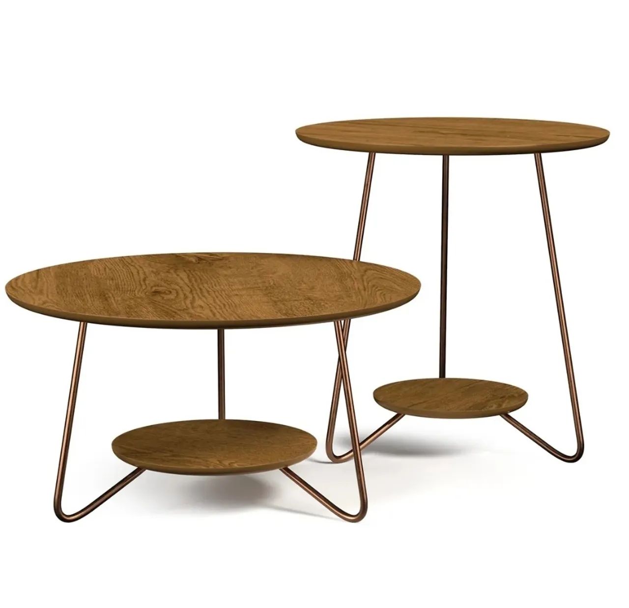 Conj. Mesa de Centro c/ Pés de Ferro65204504753921120