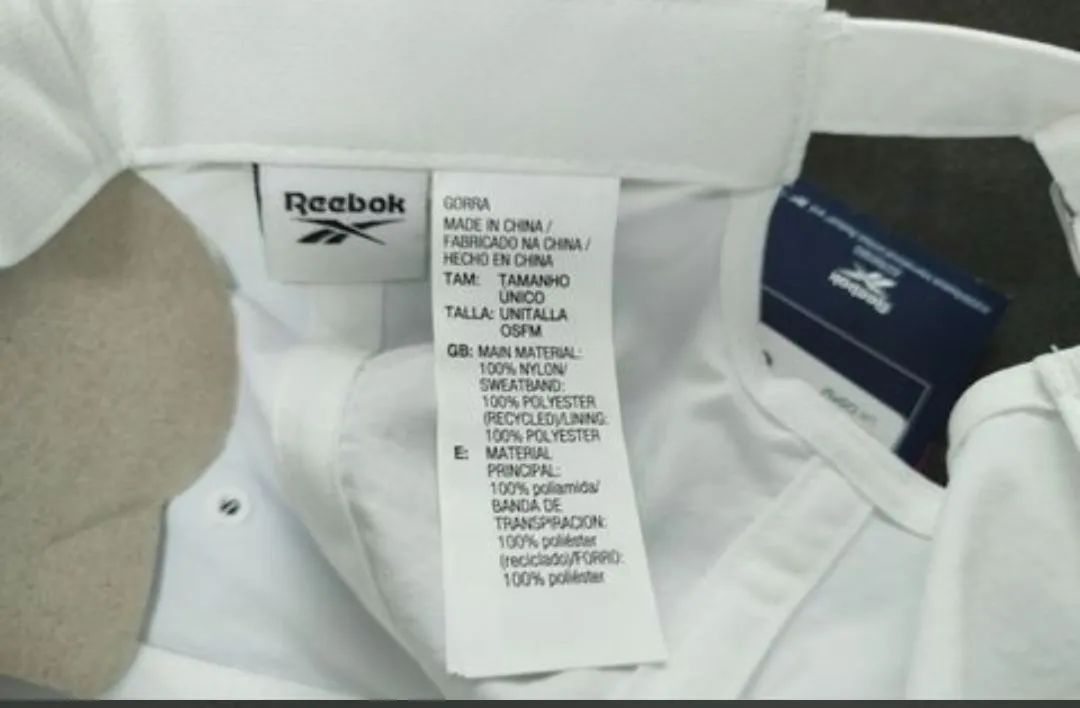 Boné Reebok Branco - Novo e Original - Foto 4