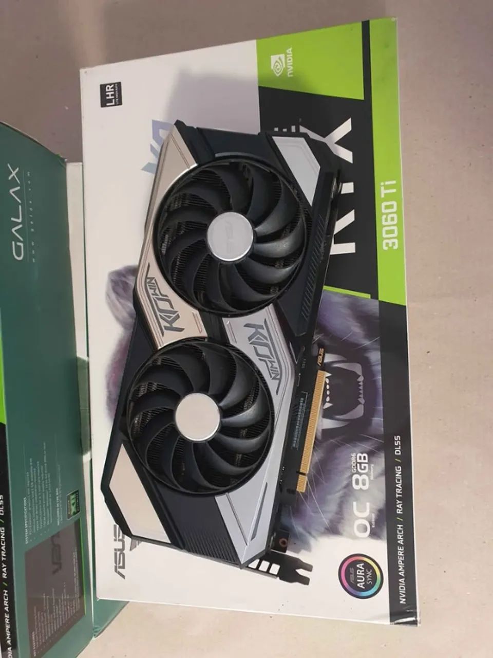 RTx 3060ti ASUS Ko Win 8GB C/Caixa e Acessórios - Foto 3