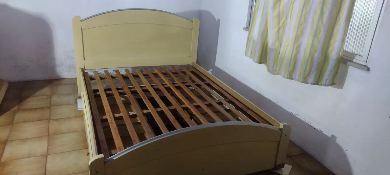 Cama de casal usada em MDF - Foto 2