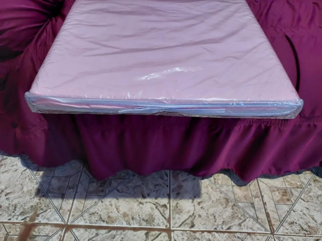 Trocador de bebê Rosa com Laço