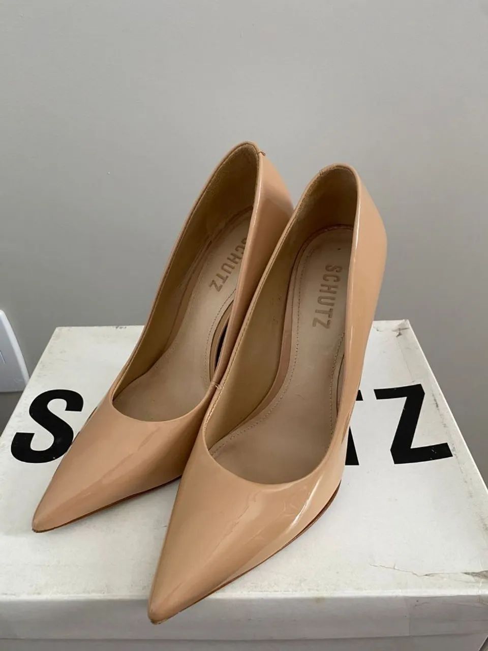 Scarpin Schutz 35 nude - Foto 4