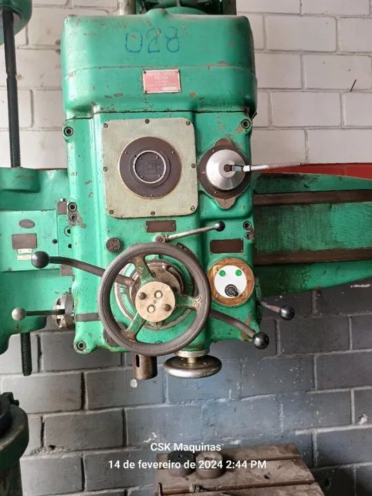 Furadeira radial Stankoimport, mod 2a55 - Foto 2