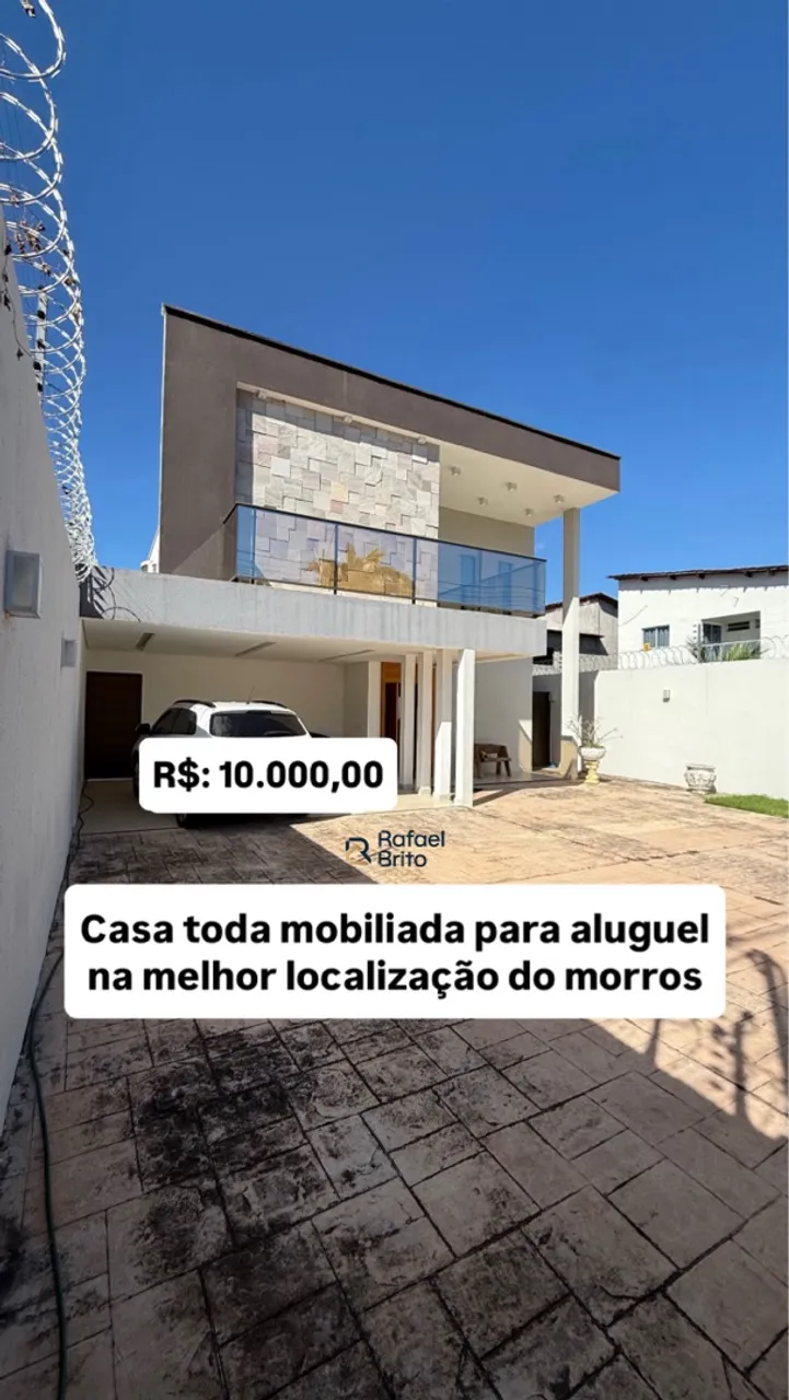 Aluguel de Casa Duplex Mobiliada - Bairro Morros |