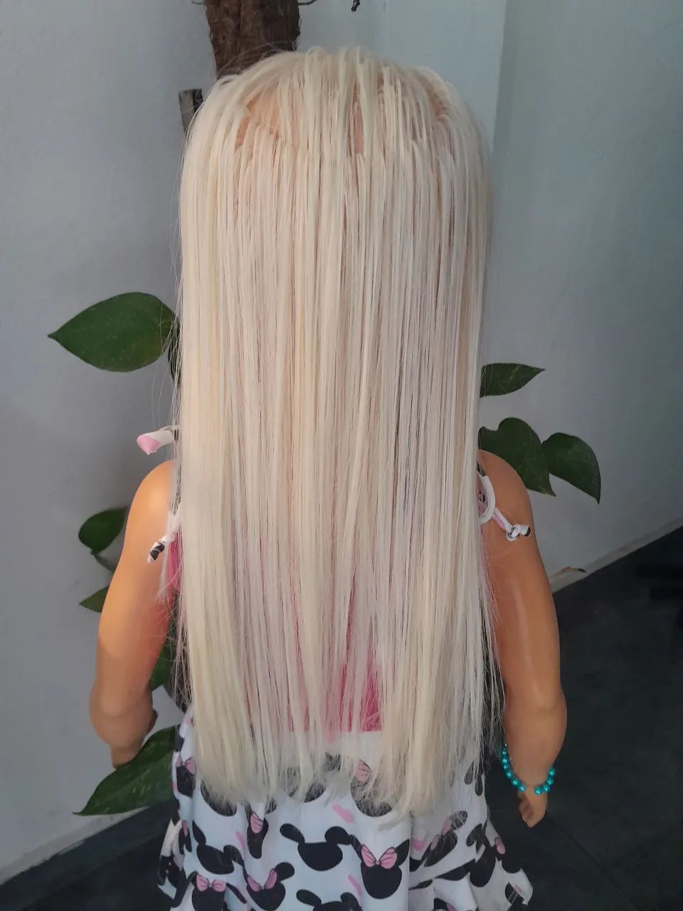 Linda boneca estefany de 1 mt com implante de cabelo. - Foto 5