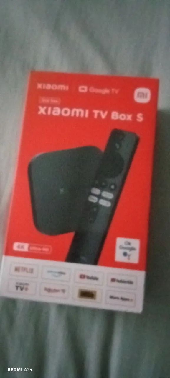 Xiaomi Mi TV Box S 2ª Geração - Ultra HD - Novo
