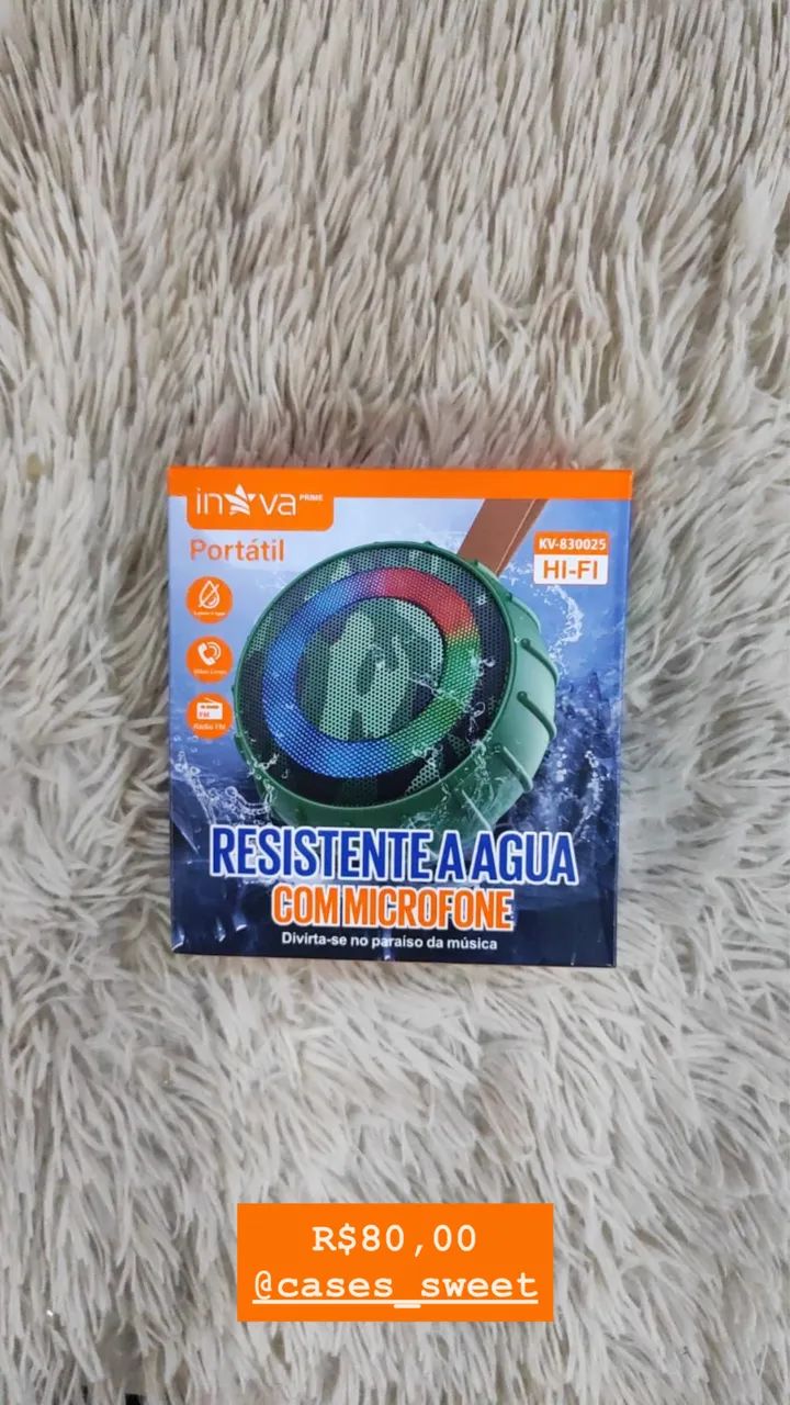 Caixa de Som Resistente a Água Inova KV-830025