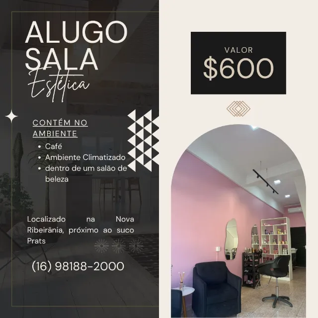 Sala de Estética para Aluguel | Nova Ribeirânia