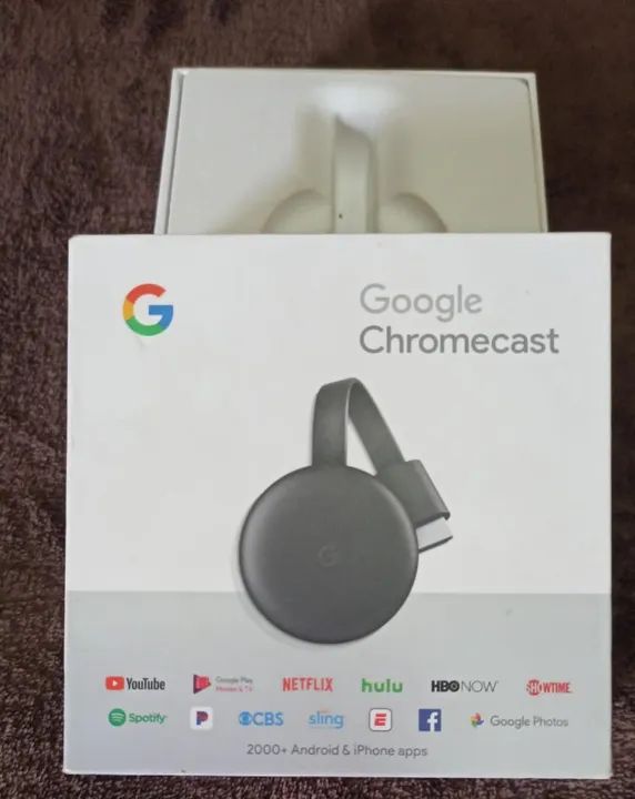 Chromecast 3 Original Streaming Device Google Full HD Conexão HDMI Na Caixa 300 - Foto 4