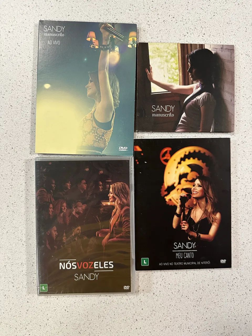 Lote Especial Sandy: 3 DVDs + 1 CD da Carreira Solo!