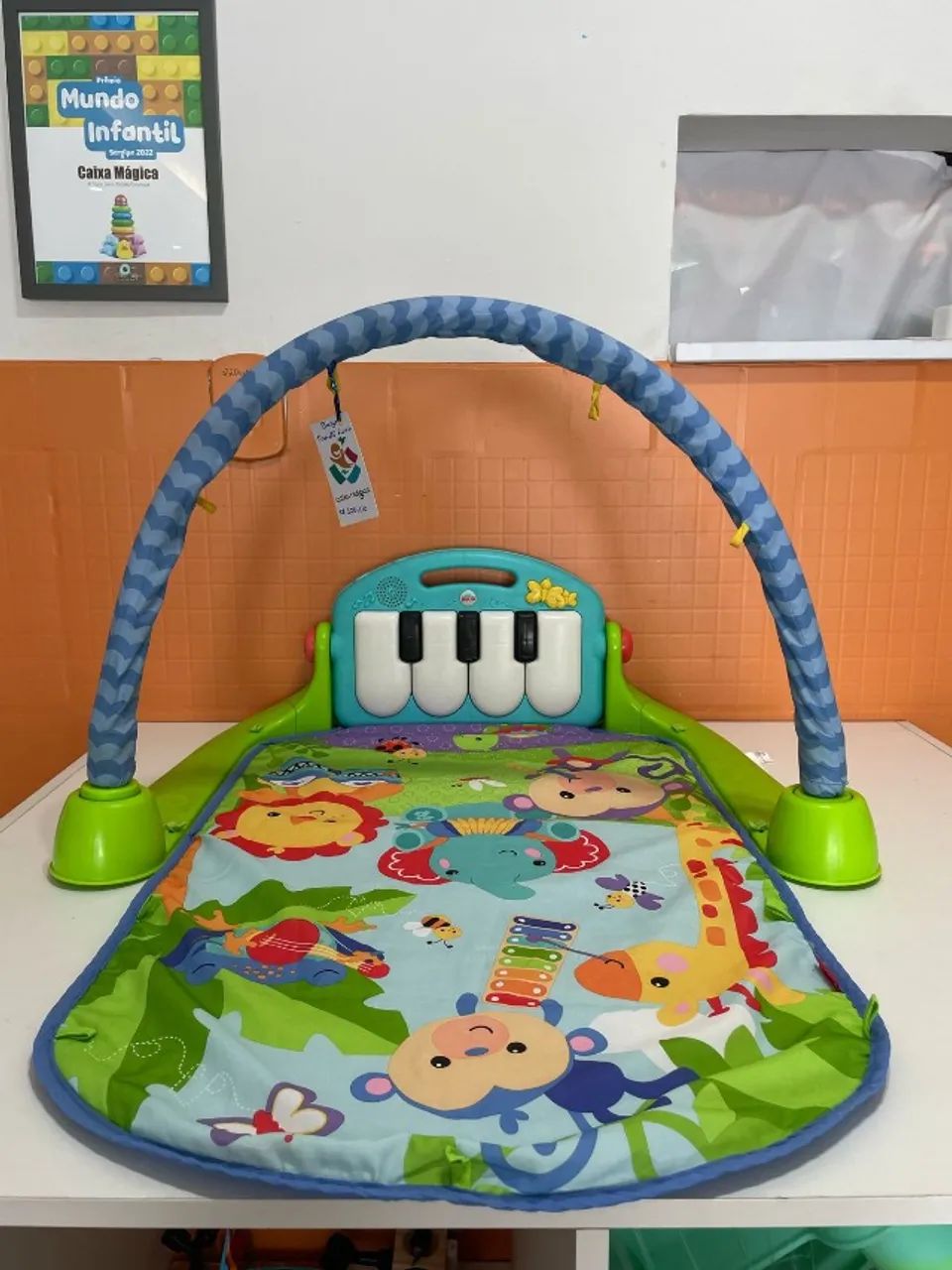 Tapete de bebê piano 