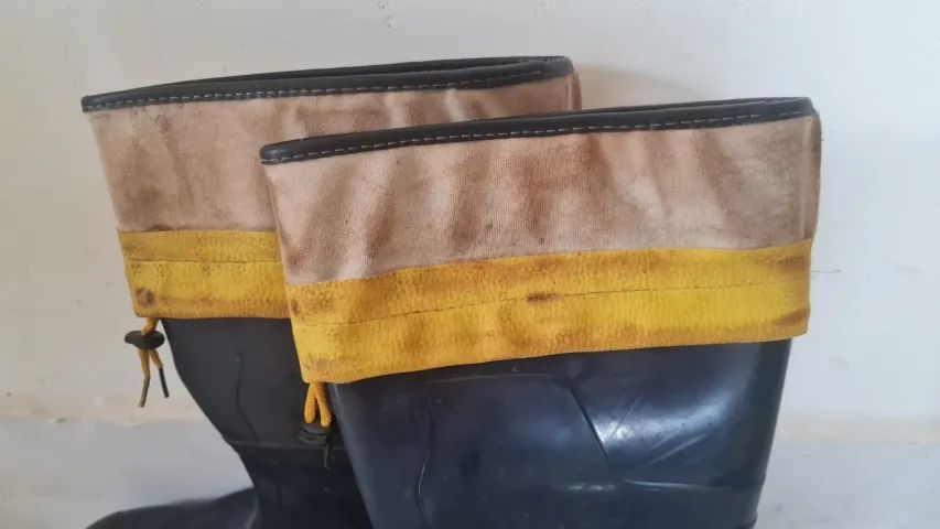 Bota Galocha Botina de Borracha para trabalho tam. 42 - Foto 3