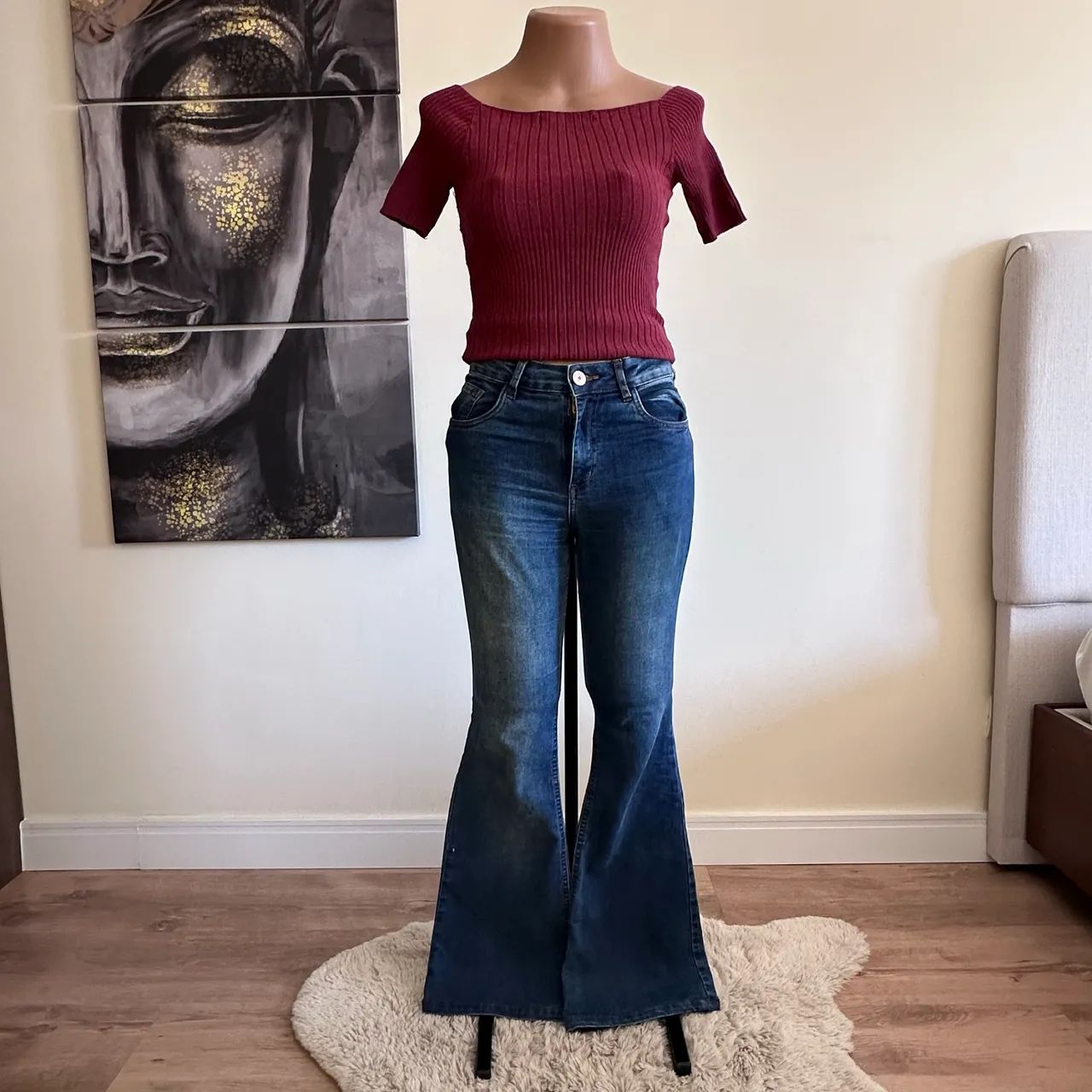 Calça Flare AMARO - Foto 4