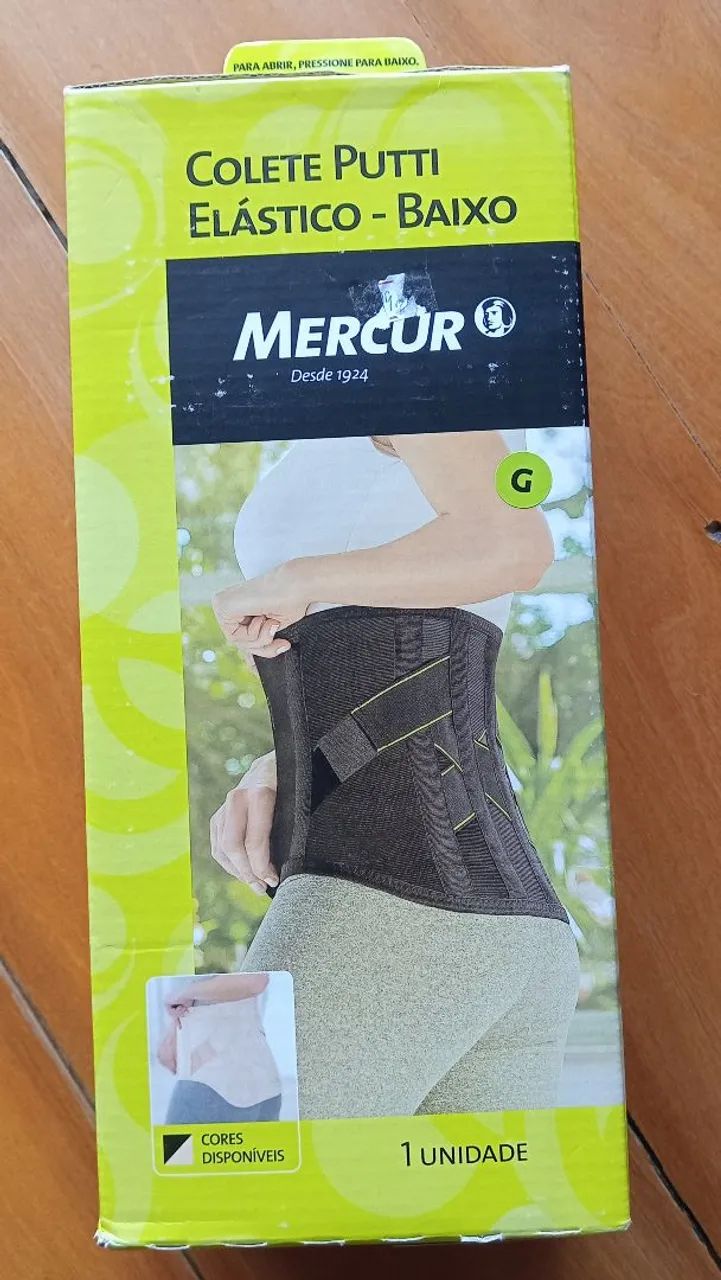 Colete Lombar Elástico Baixo 