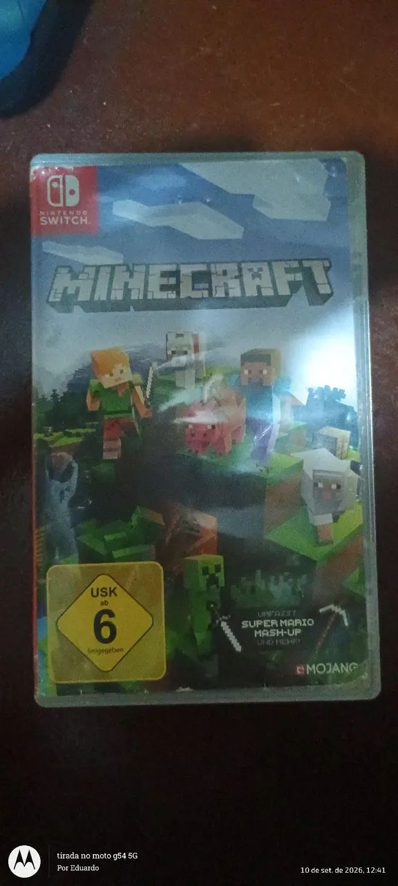 Minecraft e Mario de Nintendo switch 1 pra ir logo (importado e funcional) - Foto 3