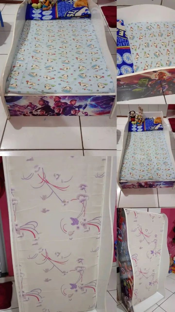 CAMA INFANTIL PERSONALIZADA DOS VINGADORES.