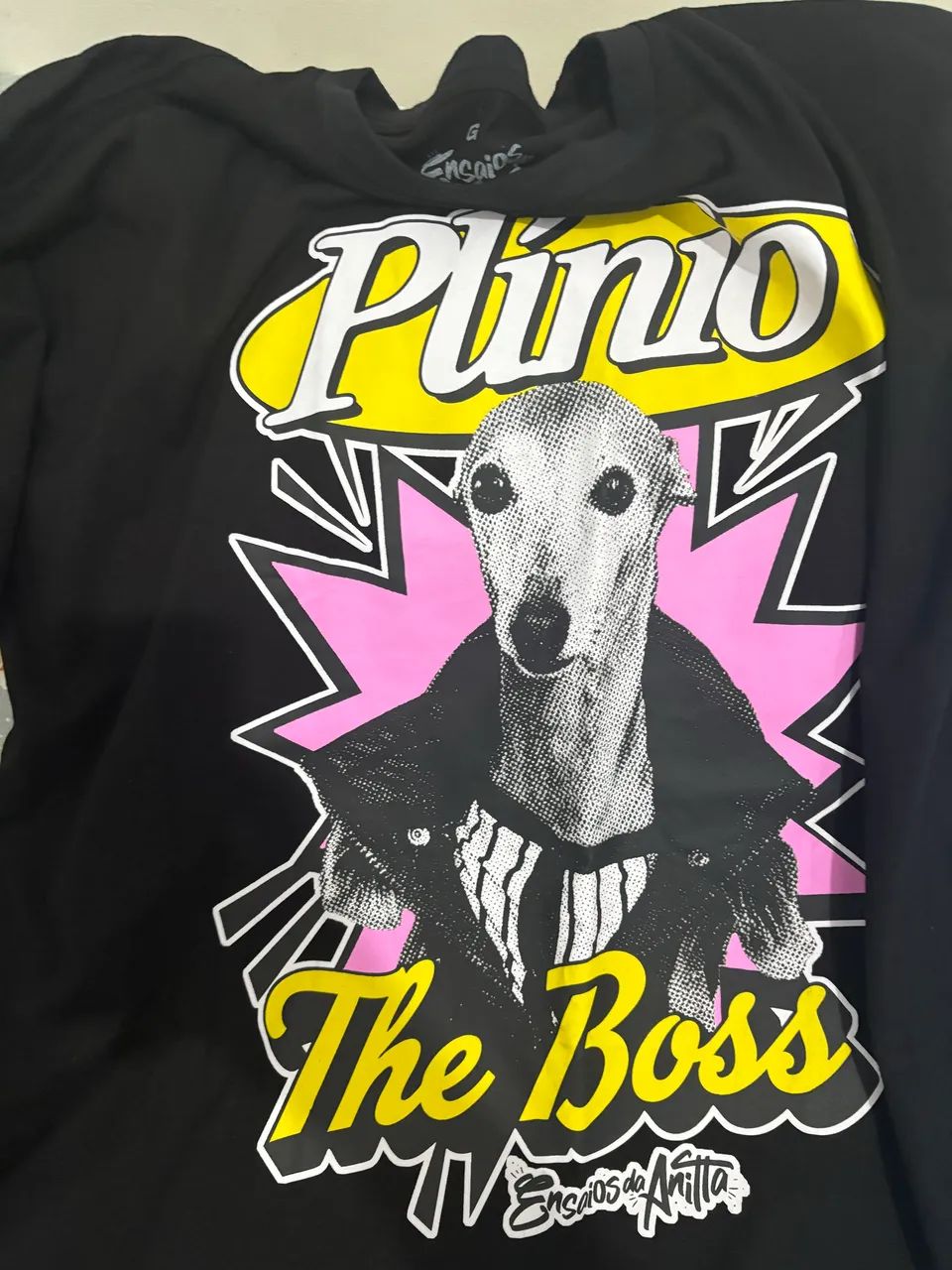 Camisa-  Plinio the boss ensaios da Anitta 2026