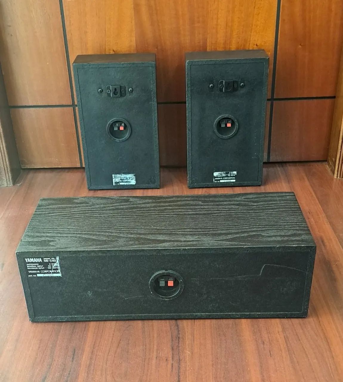 Caixas Yamaha p/ Home Teather ( NS-40 ) - Perfeitas - Foto 3