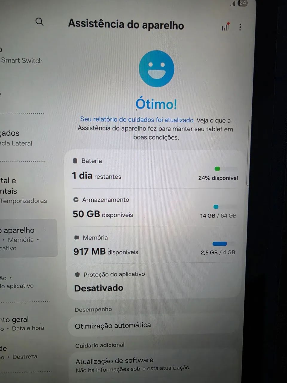 Samsung galaxy tab s6 lite P625 celular e wifi sem caneta top - Foto 5