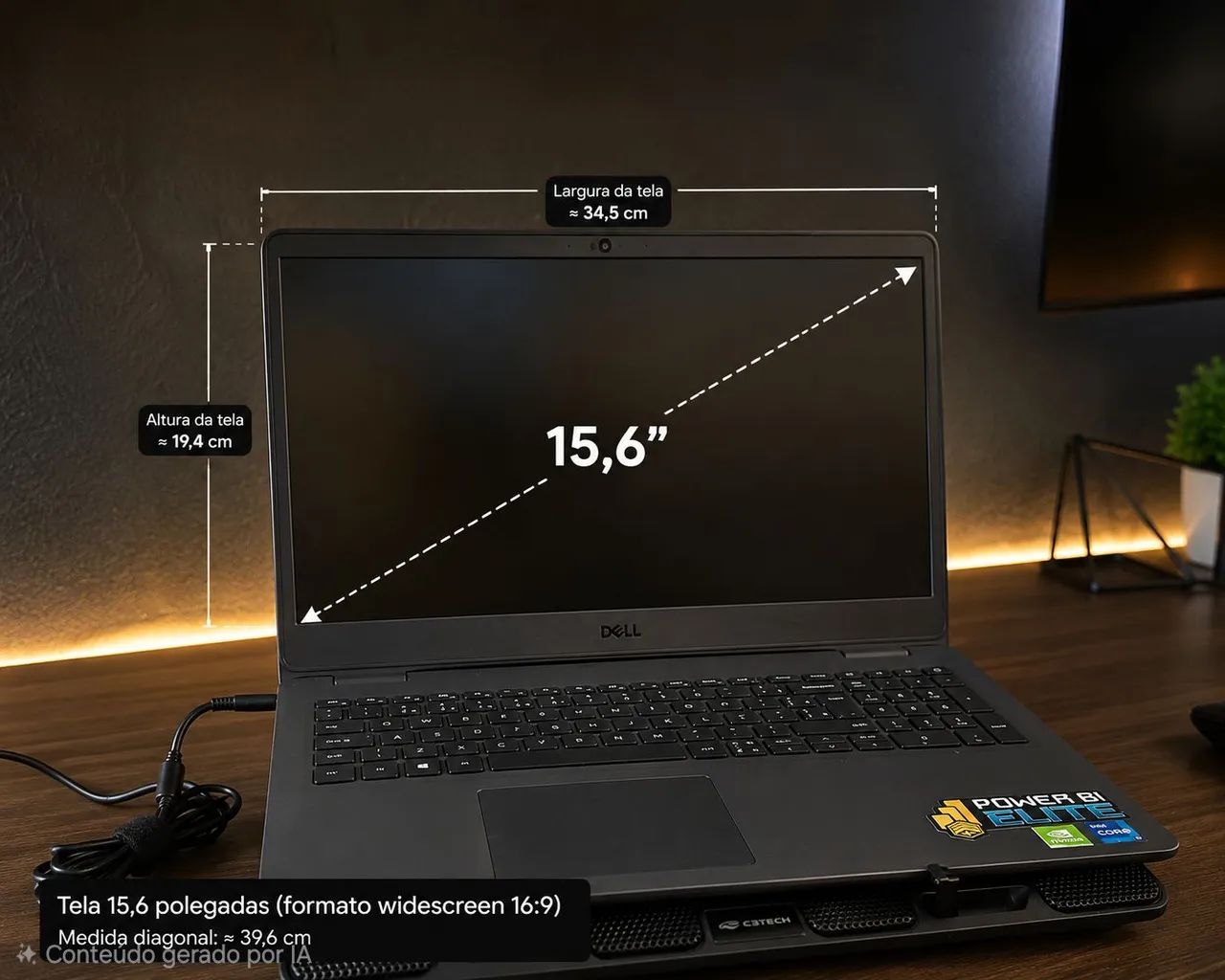 Notebook Dell i7 11ª Geração + SSD + Placa de Vídeo NVIDIA - Excelente Estado - Foto 4