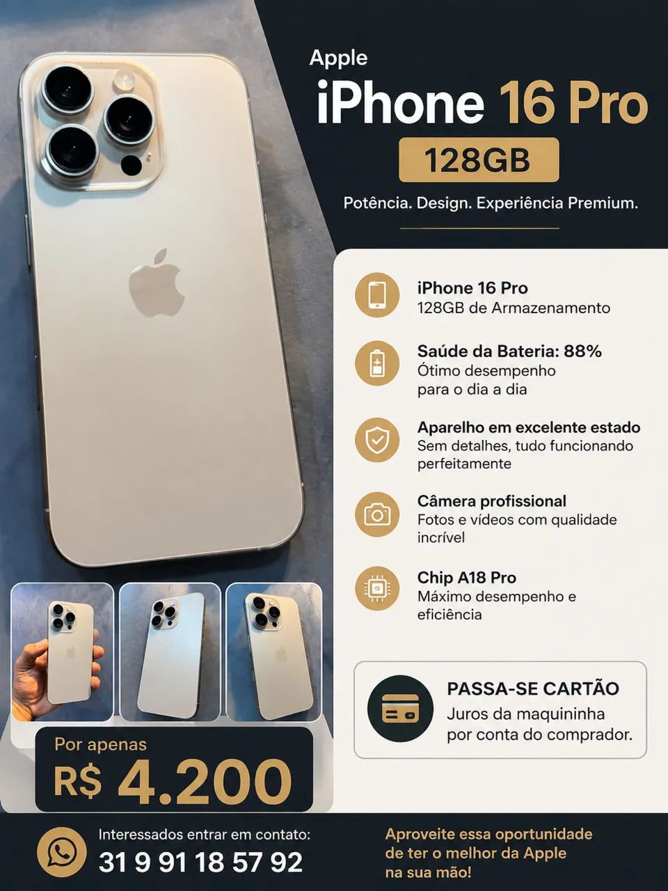 iPhone 16 pro 128
