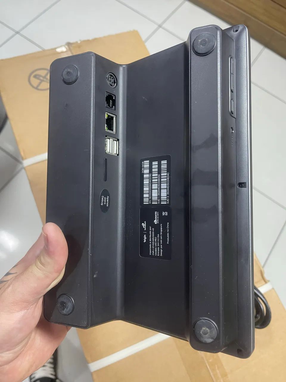 Mini PDV Elgin M10, com impressora fiscal  - Foto 4