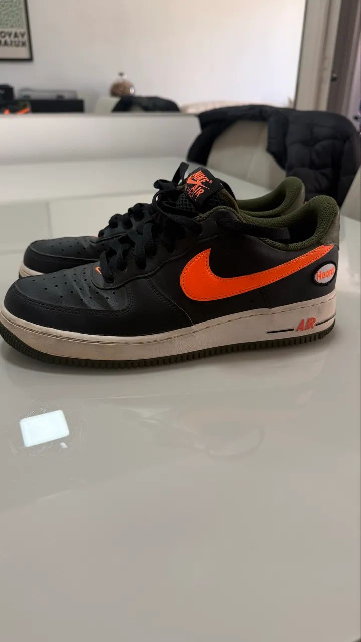 Nike Air Force 1 Low Hoops Black Rough Green - Foto 2