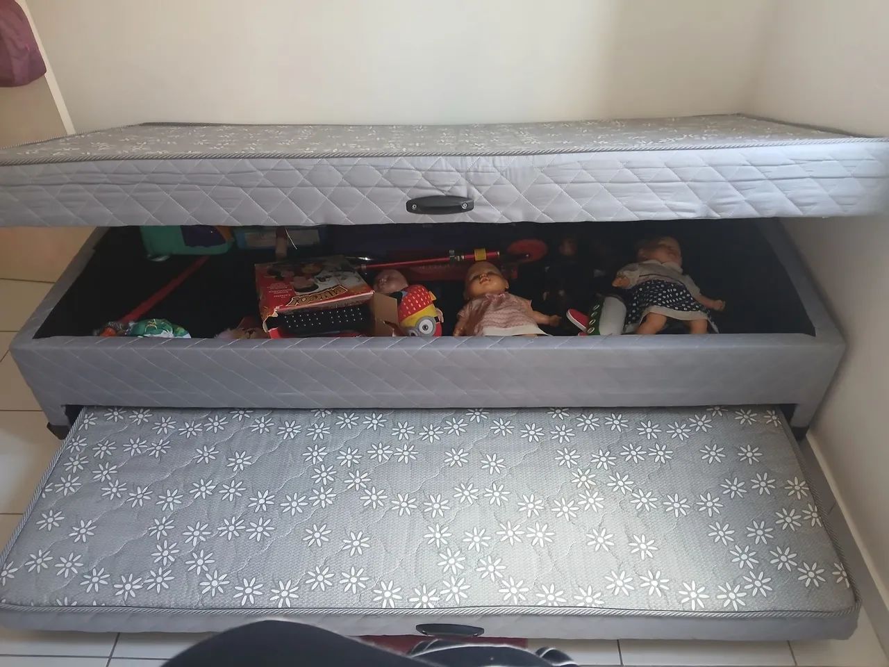 Cama bibox - 3 em 1 com baú  - Foto 3