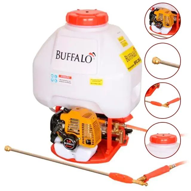 PULVERIZADOR COSTAL GASOLINA BFG 26 2T P.MANUAL 1CV BUFFALO - Foto 2