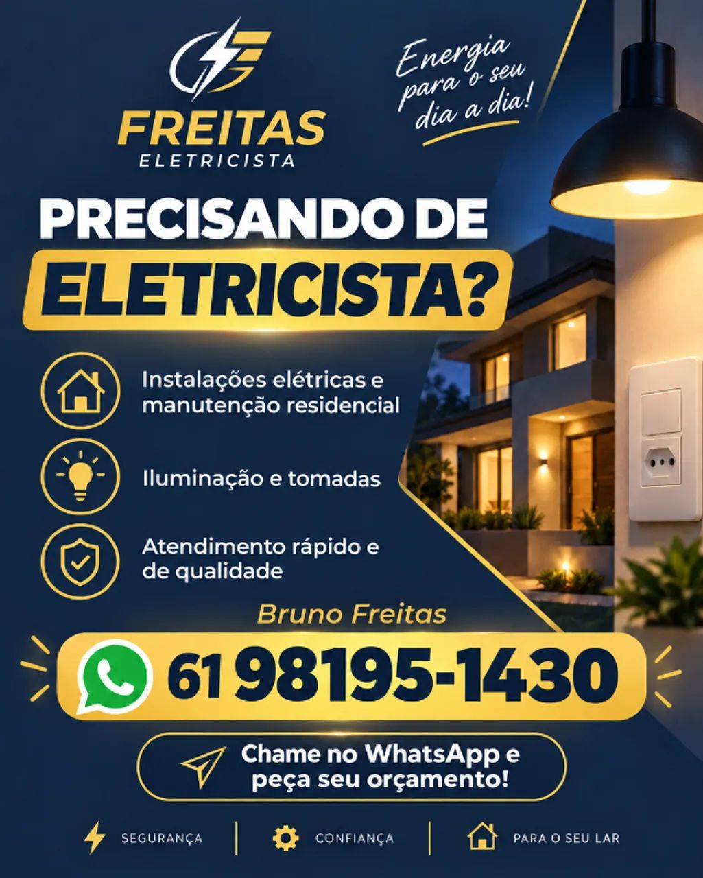 Precisando de eletricista?