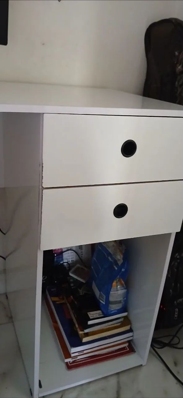 Mesa de escritório/Estudos Branca - Foto 2