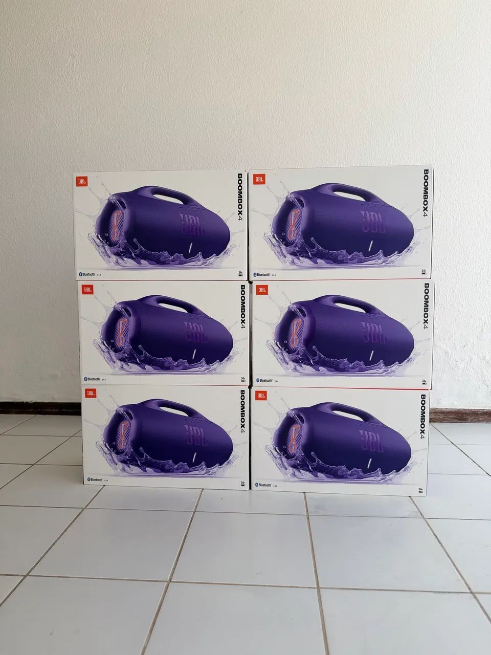 Boombox 4 roxa - nova com nf 