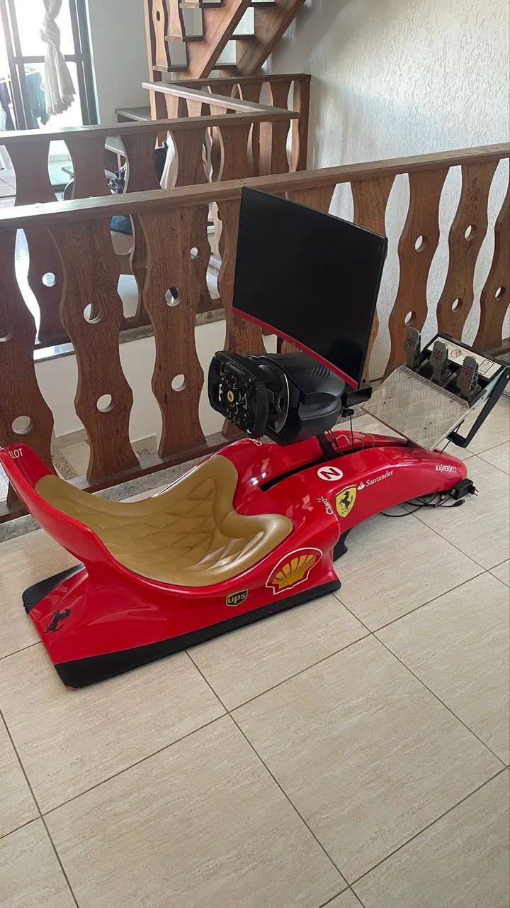Cockpit Adhemar Cabral + Thrustmaster T500RS  - Foto 3