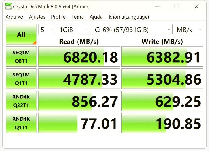 Ssd m.2 NVMe WD Black SN850X 1TB Usado - Foto 3