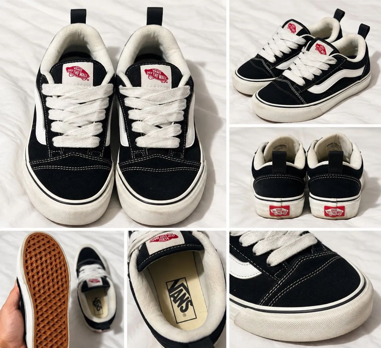 Tênis Vans Preto e Branco - Foto 4