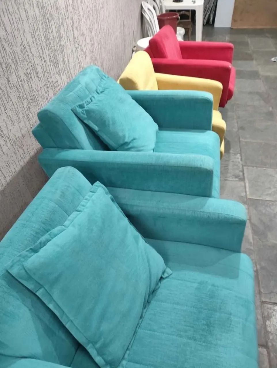 Poltronas coloridas