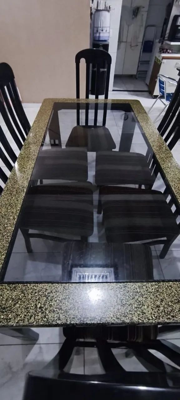 Mesa  + Buffet, em Madeira Imbuia! - Foto 3