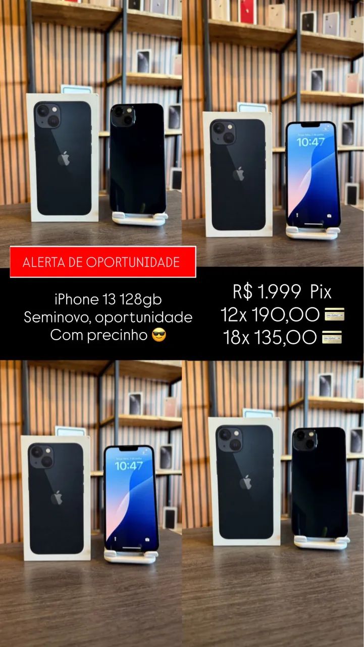 iPhone 13 - Seminovo- Garantia 6 meses - Foto 2