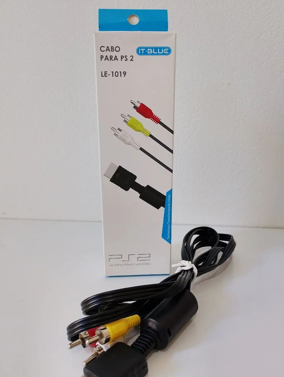 Cabo AV PS2 PS3 (Novo)