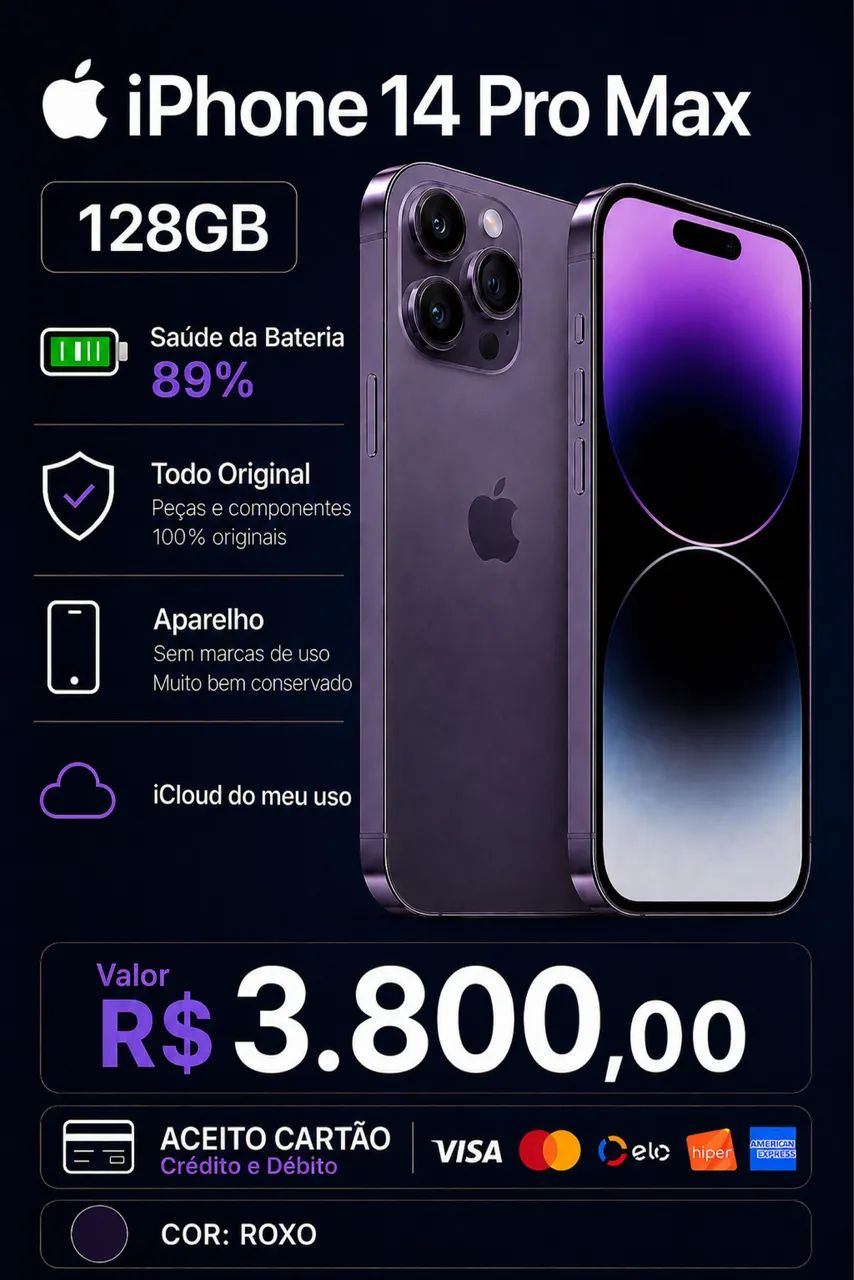 iPhone 14 pro Max 128gb
