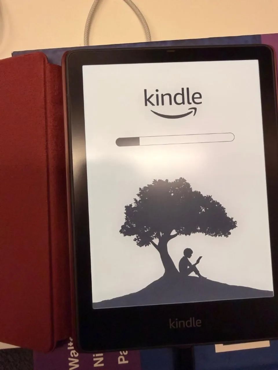 Kindle Paperwhite Signature Edition 32 GB + capa de couro original