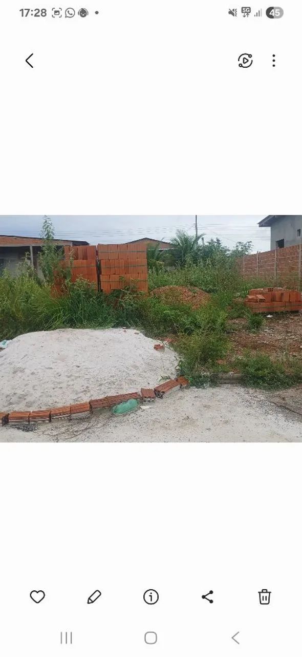 Repasse ou troca com veiculo um terreno  no Acquaville. Valor 11. Mil com material seixo e - Foto 2