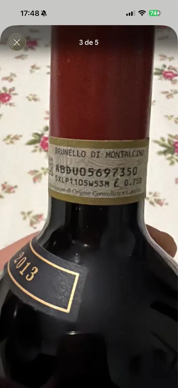 vinho Biondi Santi 2013 - Foto 2