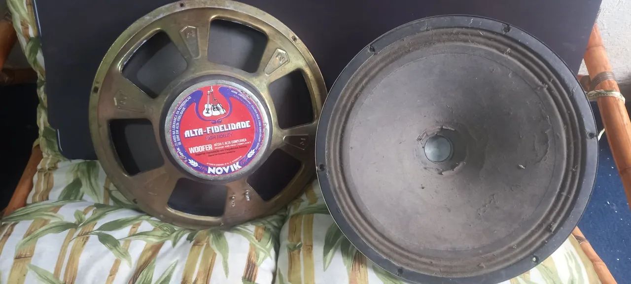 Auto Falante Novik WNX 15 polegadas raro Edição Golden Cone 1976 de aniversário.  - Foto 4