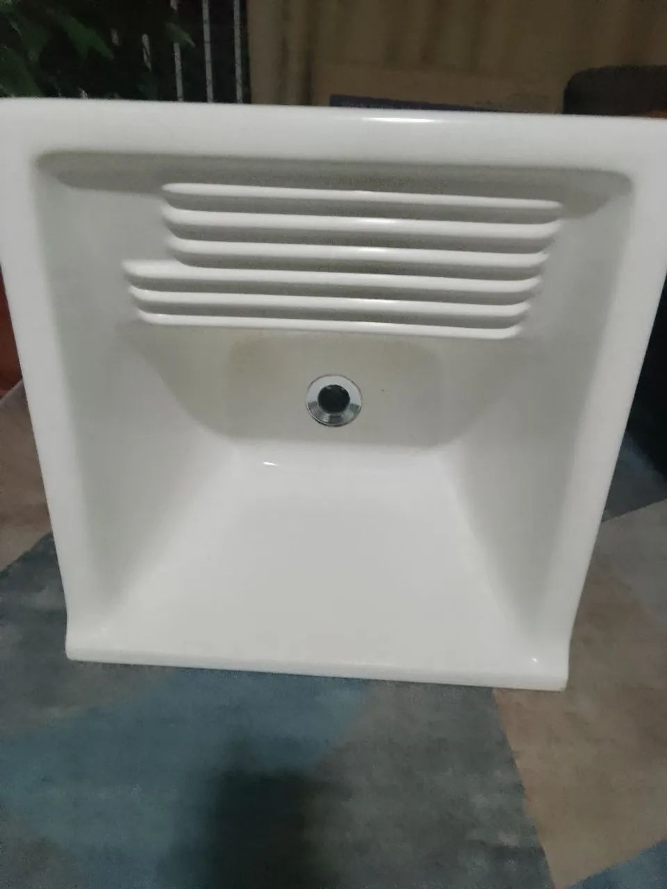 Tanque louça branco 46x46  - Foto 2