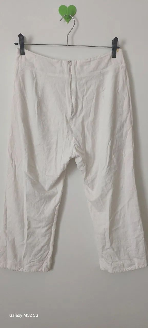 calça pantacurt estilo linho tam G - Foto 2