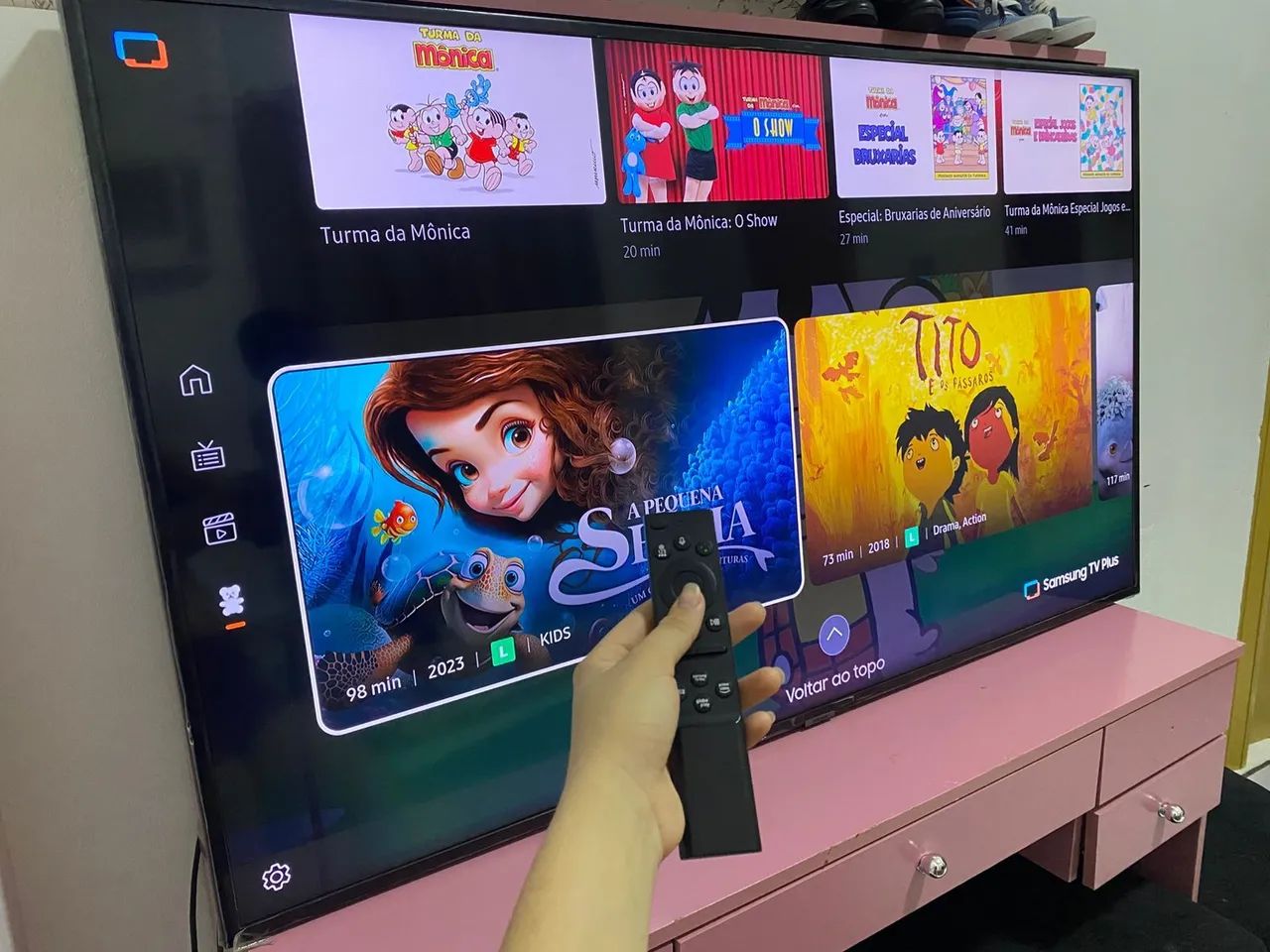 TELÃO SMART SAMSUNG 4K 55 POLEGADAS 444717599399628802